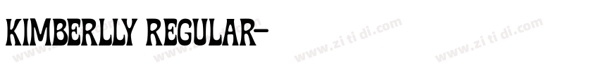 Kimberlly Regular字体转换 Kimberlly Regular字体转换